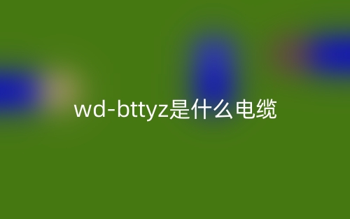 wd-bttyz是什么電纜？(圖1)